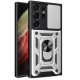 Samsung Galaxy S23 Ultra Kılıf Pars Lens Yüzüklü Silikon - Gümüş Samsung Galaxy S23 Ultra Kılıf Pars Lens Yüzüklü Silikon - Gümüş