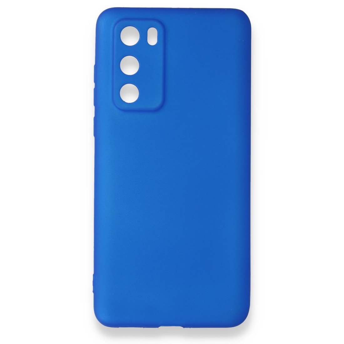  Huawei P40 Kılıf First Silikon - Mavi