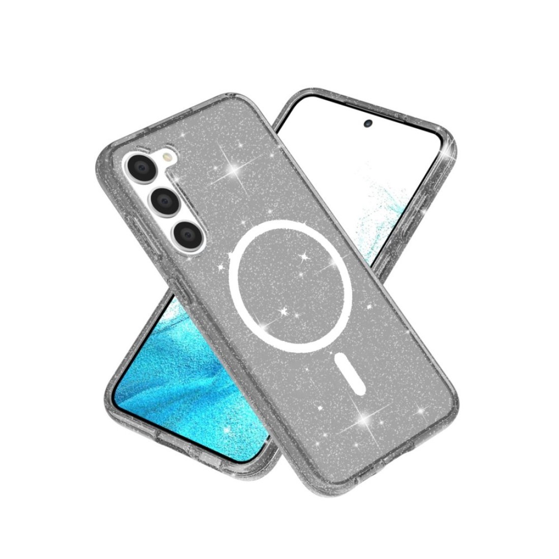  Samsung Galaxy S23 Kılıf Glow Magsafe Kapak - Siyah