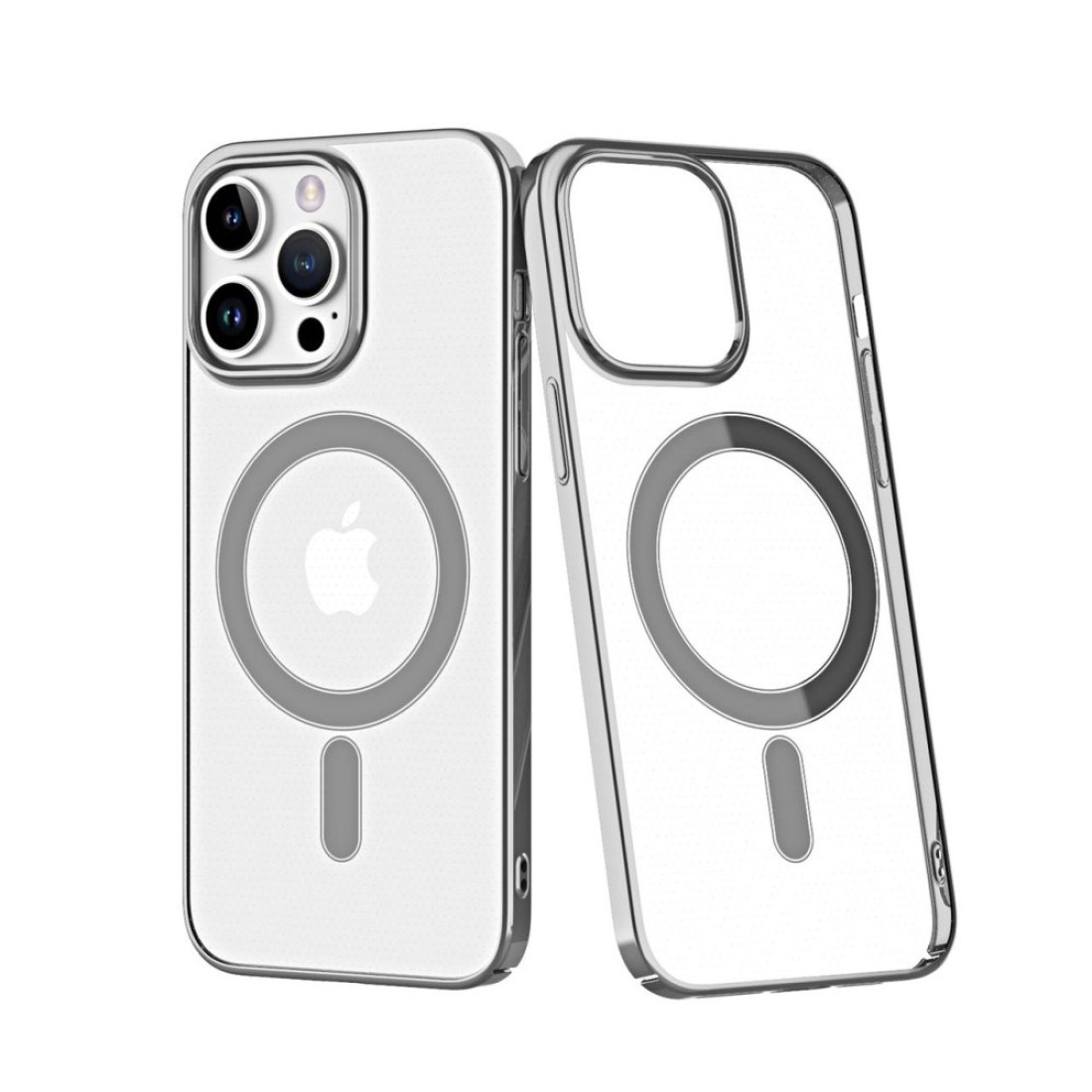  iPhone 14 Pro Kılıf Element Magneticsafe Sert Kapak - Gümüş
