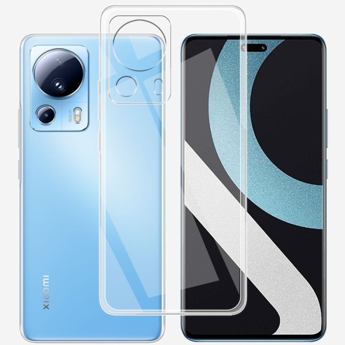  Xiaomi Mi 13 Lite Kılıf Lüx Şeffaf Silikon