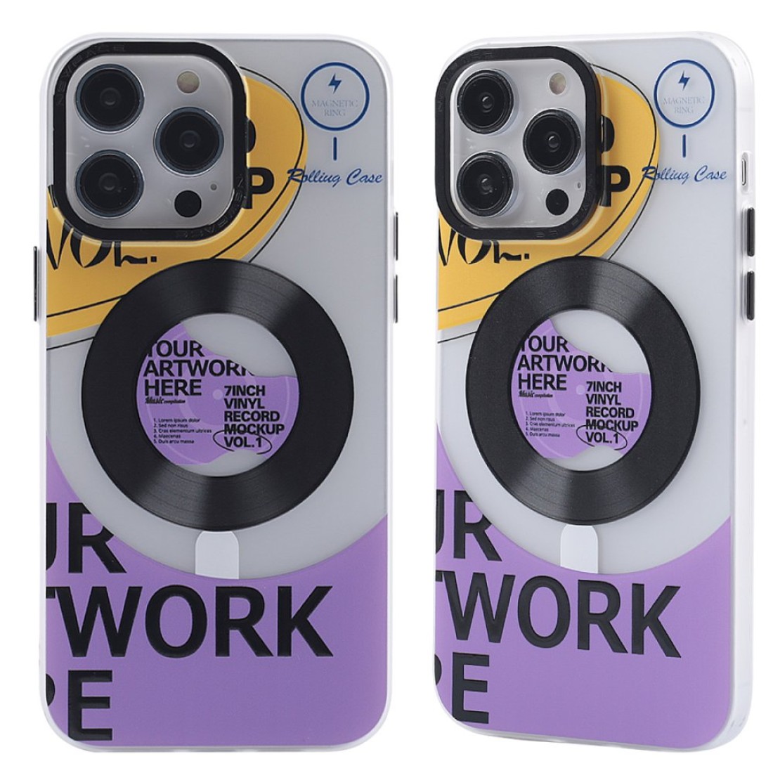  iPhone 13 Pro Max Kılıf Apollo Magneticsafe Desenli Kapak - Apollo Şeffaf - 6