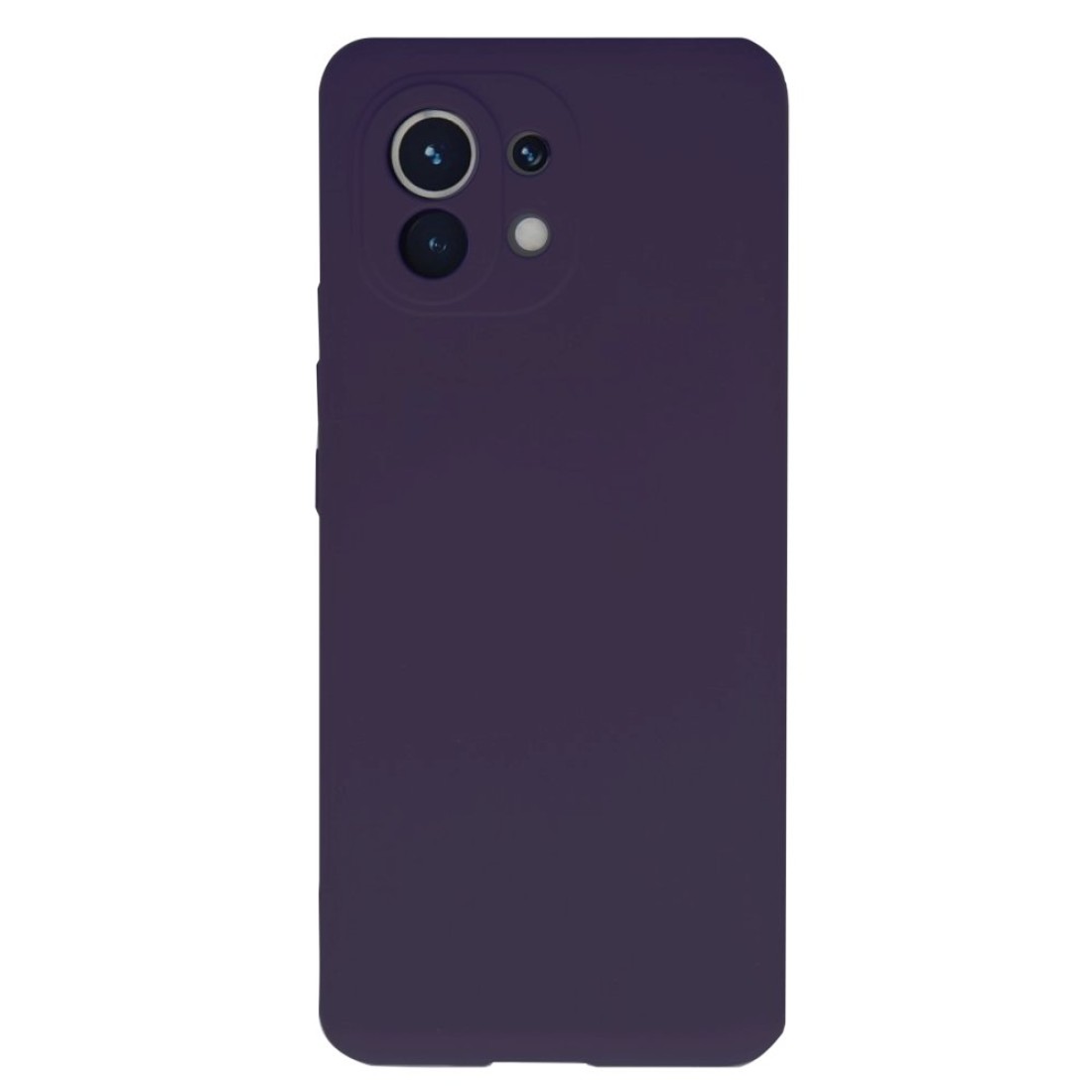  Xiaomi Mi 11 Kılıf Nano içi Kadife Silikon - Mor