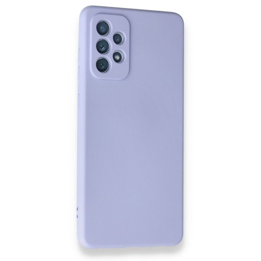  Samsung Galaxy A72 Kılıf Nano içi Kadife Silikon - Lila