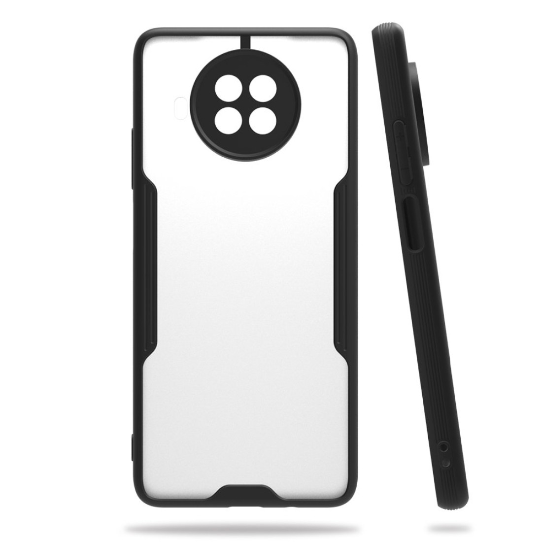  Xiaomi Redmi Note 9 Pro 5G Kılıf Platin Silikon - Siyah