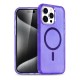 iPhone 16 Pro Kılıf Glow Magsafe Kapak - Mor iPhone 16 Pro Kılıf Glow Magsafe Kapak - Mor