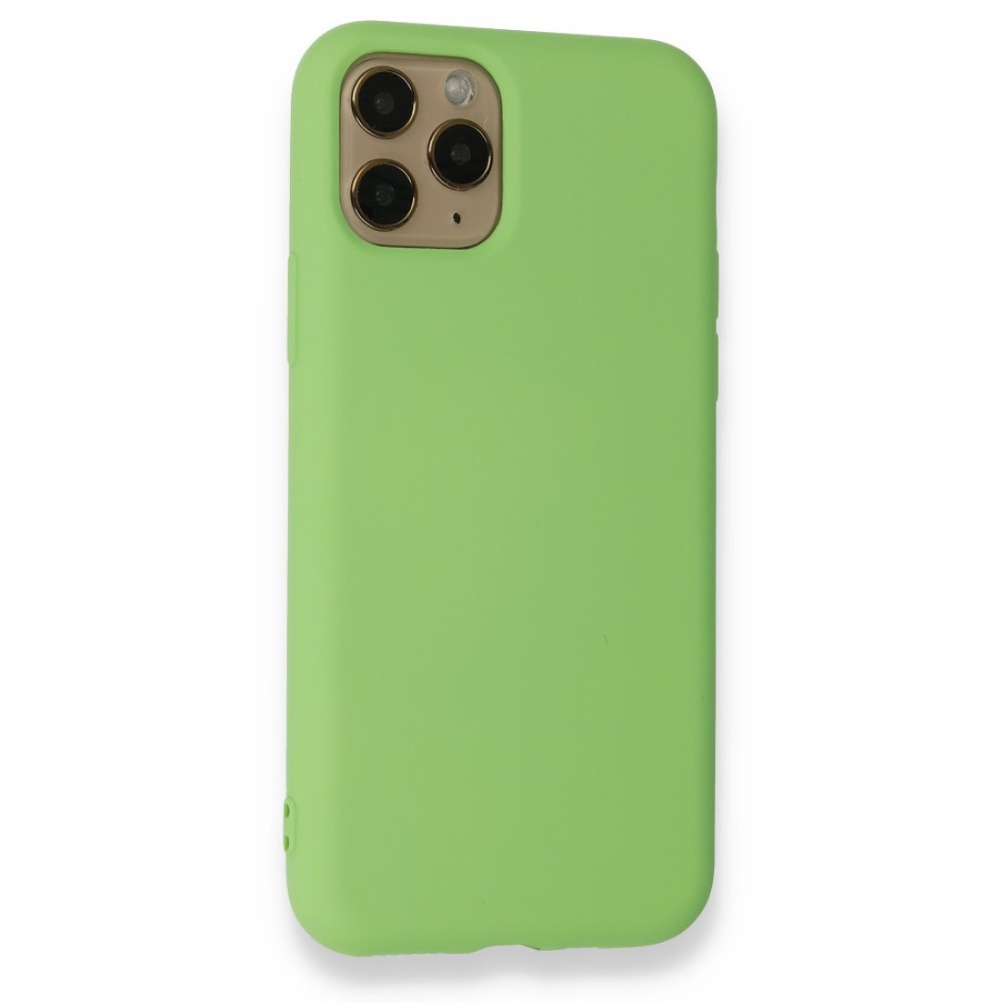  iPhone 11 Pro Kılıf Nano içi Kadife Silikon - Yeşil
