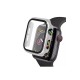  Apple Watch 41mm Camlı Kasa Ekran Koruyucu - Gümüş