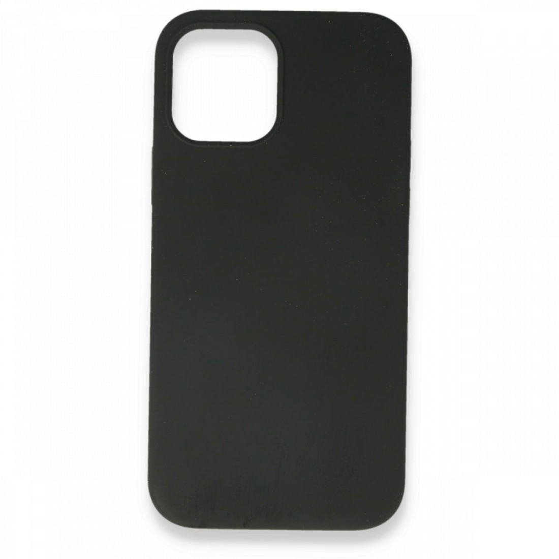  iPhone 12 Mini Kılıf Magneticsafe Lansman Silikon Kapak - Siyah