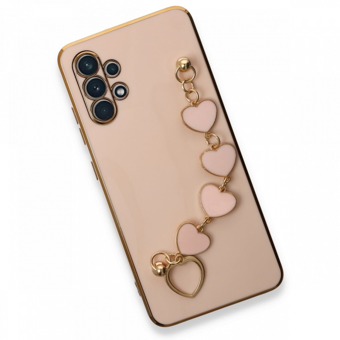  Samsung Galaxy A32 Kılıf Esila Silikon - Pudra
