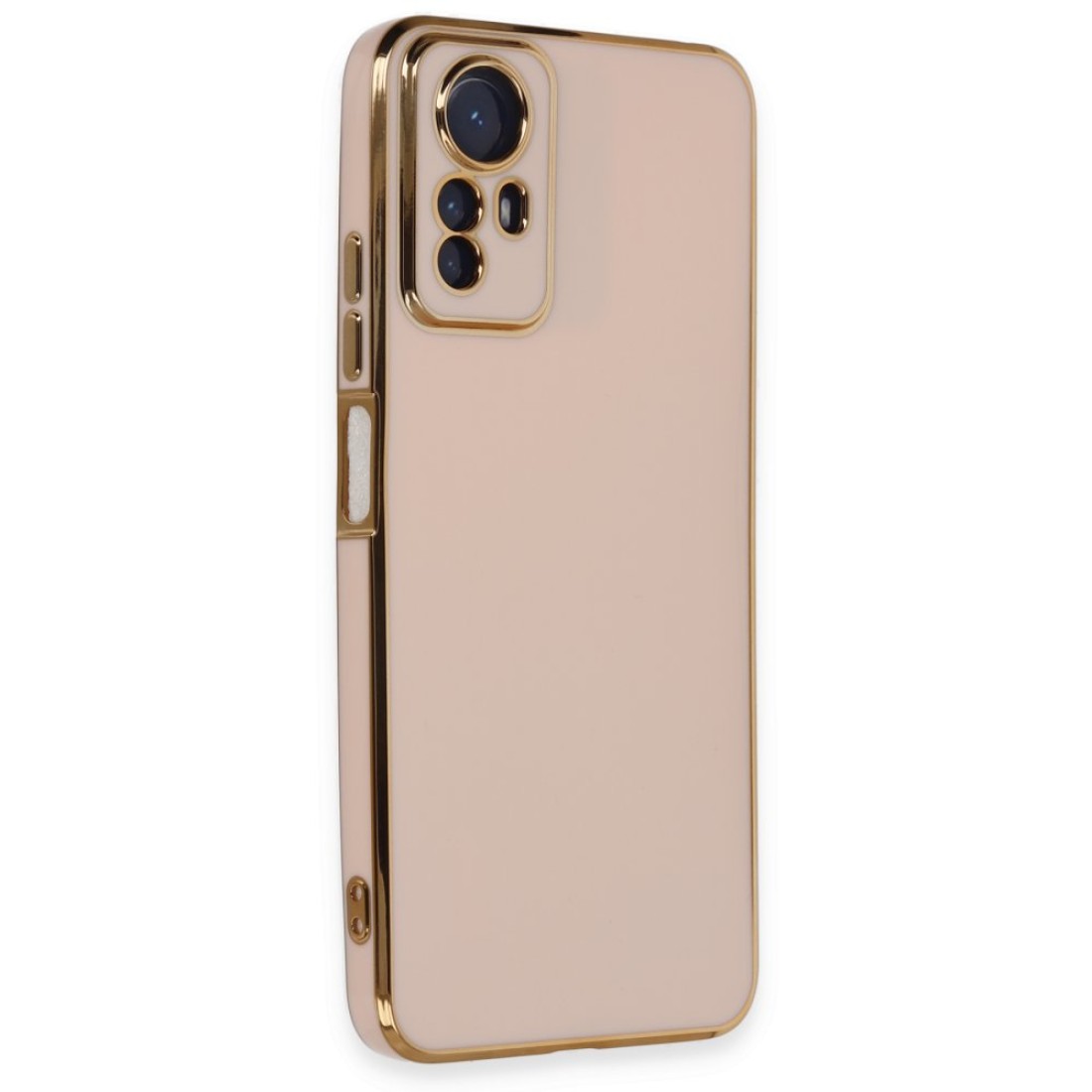  Xiaomi Redmi Note 12S Kılıf Volet Silikon - Pembe