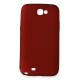  Samsung Galaxy Note 2 / N7100 Kılıf First Silikon - Bordo