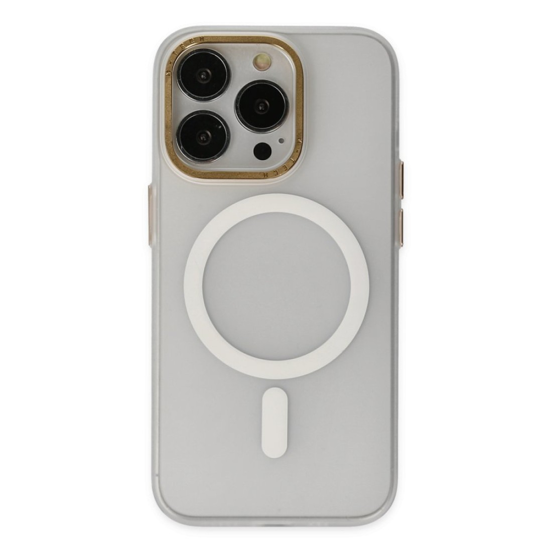  iPhone 14 Pro Kılıf Lodos Magneticsafe Mat Kapak - Şeffaf