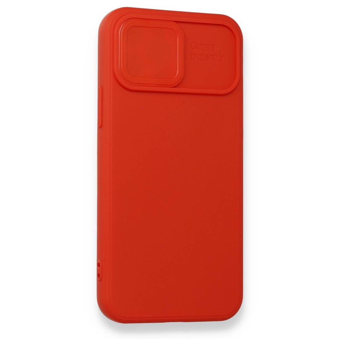  iPhone 12 Pro Kılıf Color Lens Silikon - Kırmızı