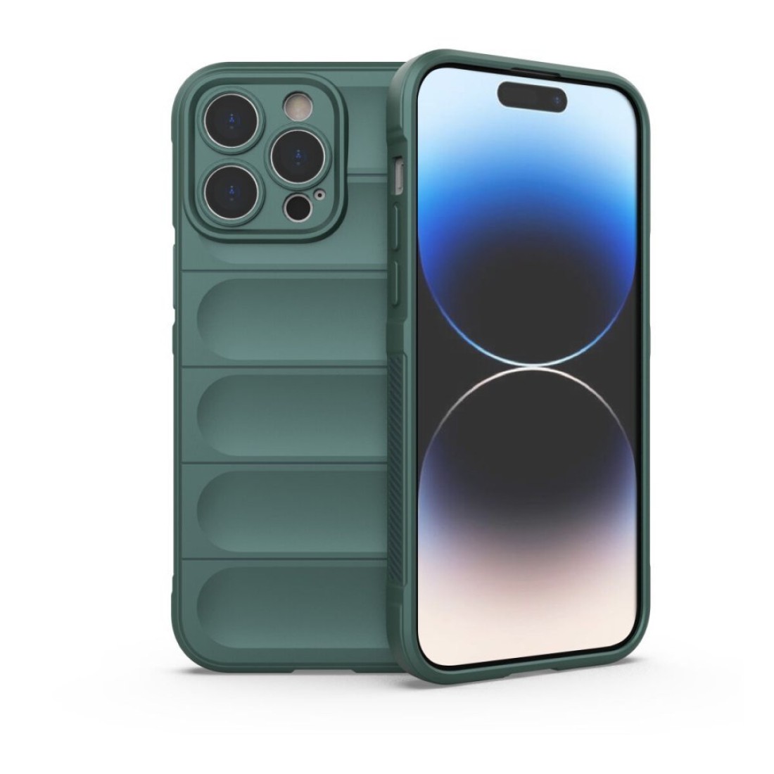  iPhone 16 Pro Max Kılıf Optimum Silikon - Koyu Yeşil