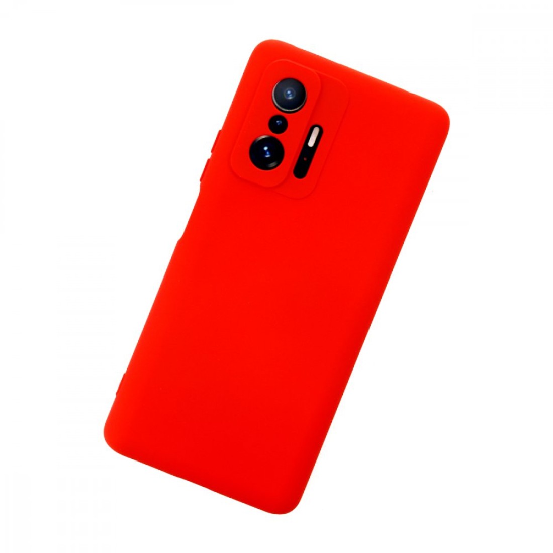  Xiaomi Mi 11T Kılıf Nano içi Kadife Silikon - Kırmızı