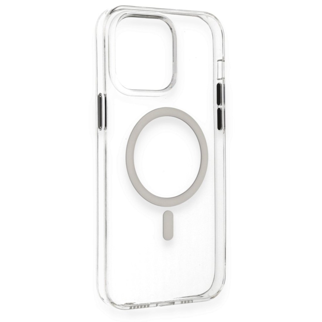  iPhone 14 Pro Max Kılıf Tron Şeffaf Magsafe Kapak - Şeffaf