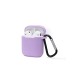  Airpods 2 (2.nesil) Sert Silikon Kılıf - Lila