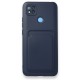  Xiaomi Redmi 9C Kılıf Kelvin Kartvizitli Silikon - Lacivert