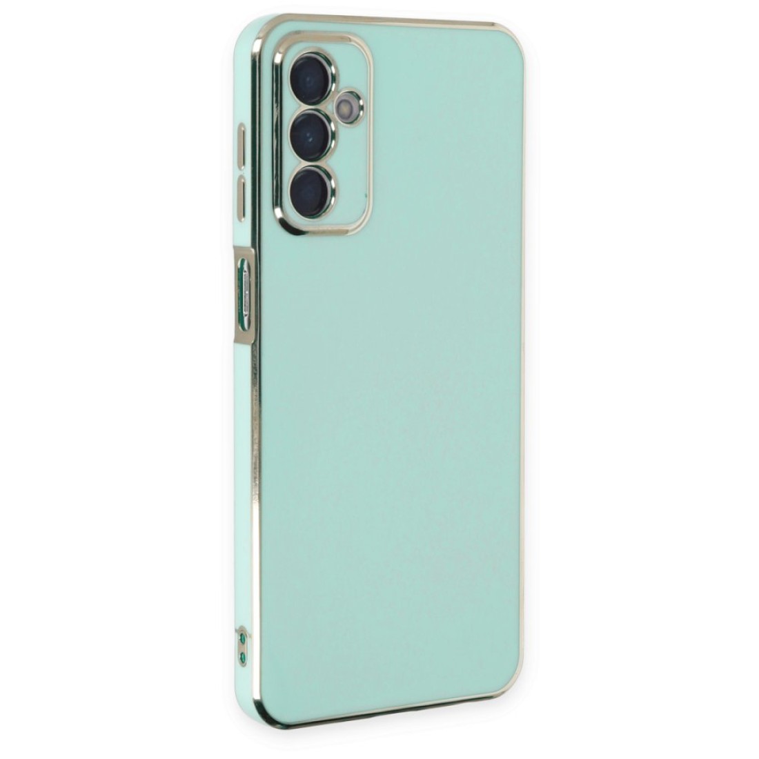  Samsung Galaxy M13 Kılıf Volet Silikon - Açık Yeşil