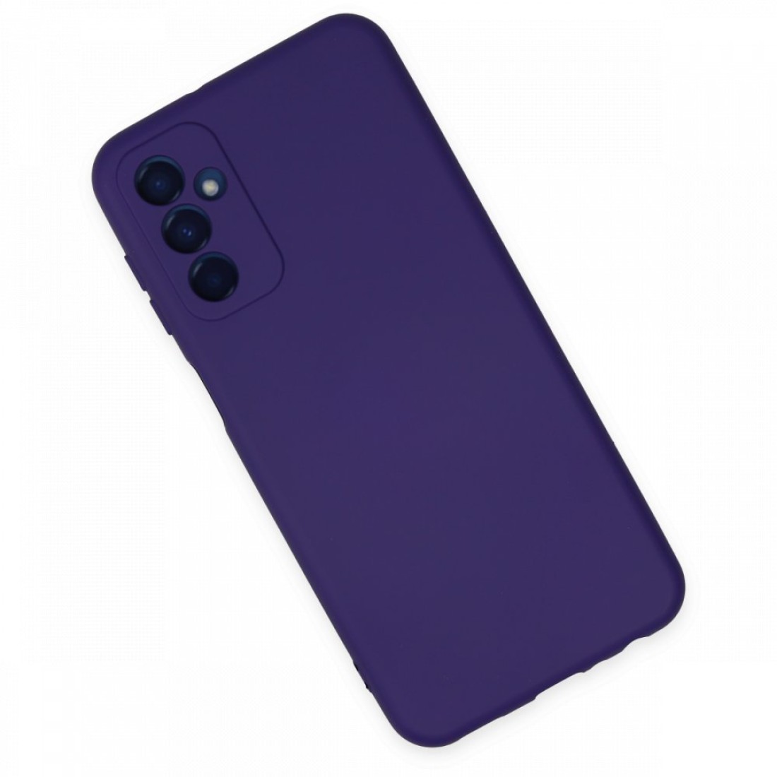  Samsung Galaxy M13 Kılıf Nano içi Kadife Silikon - Mor