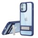  iPhone 12 Kılıf Rolet Stand Kapak - Lacivert