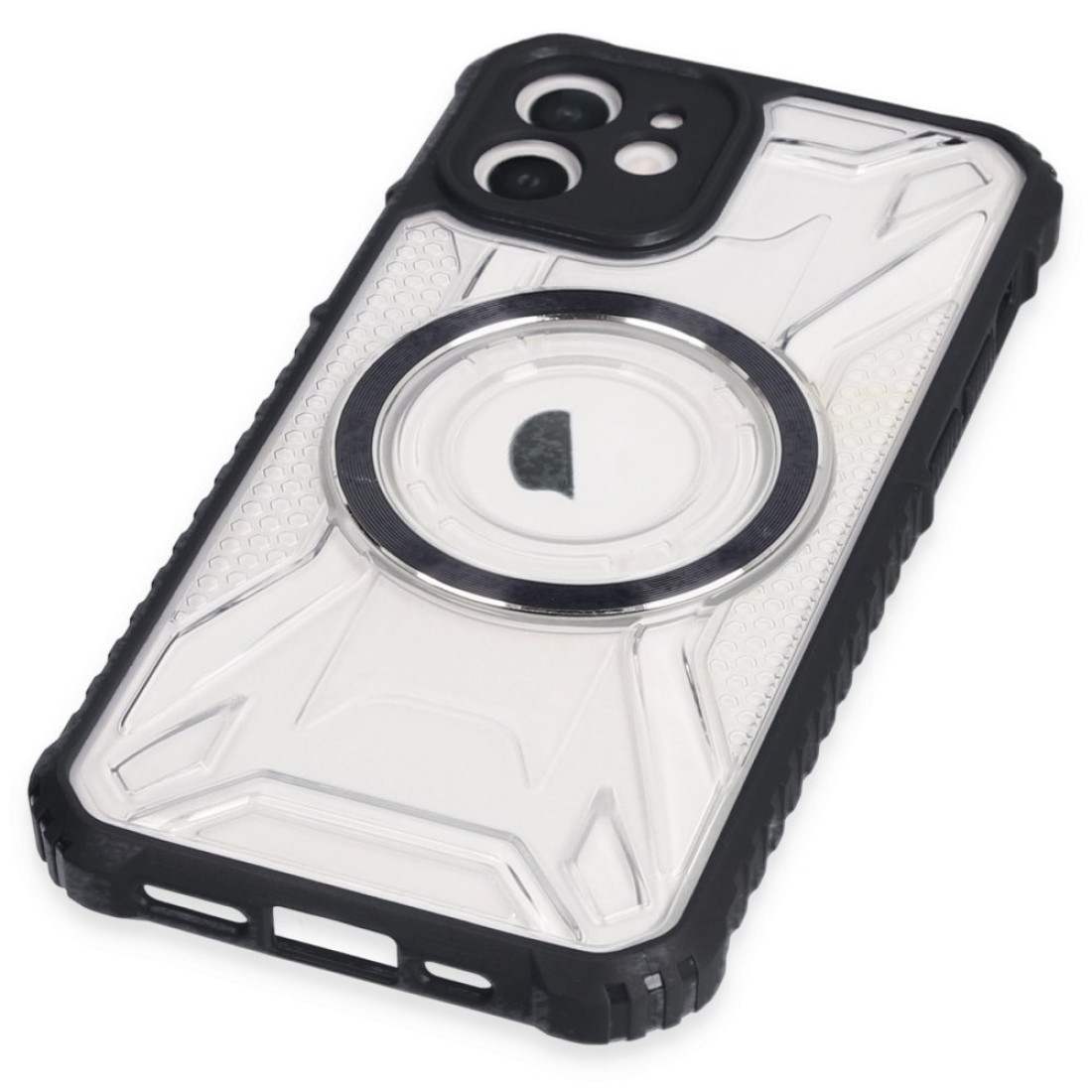 iPhone 12 Kılıf Prag Magneticsafe Kapak - Siyah iPhone 12 Kılıf Prag Magneticsafe Kapak - Siyah