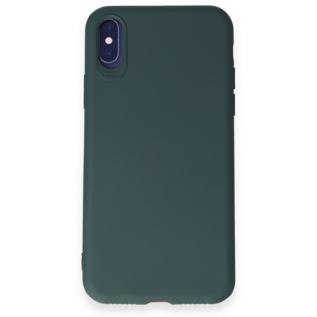  iPhone X Kılıf First Silikon - Koyu Yeşil