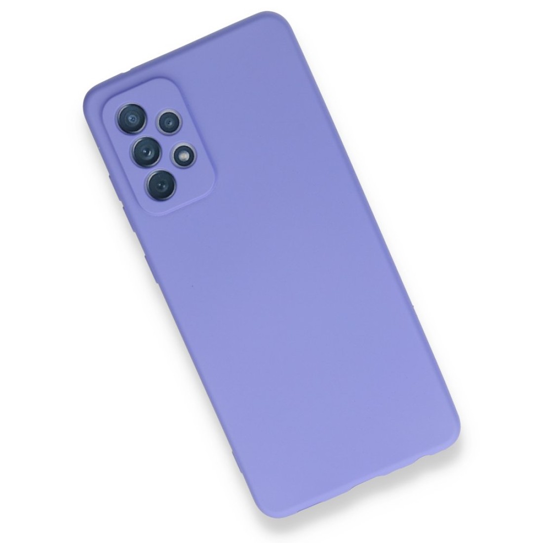  Samsung Galaxy A72 Kılıf First Silikon - Lila