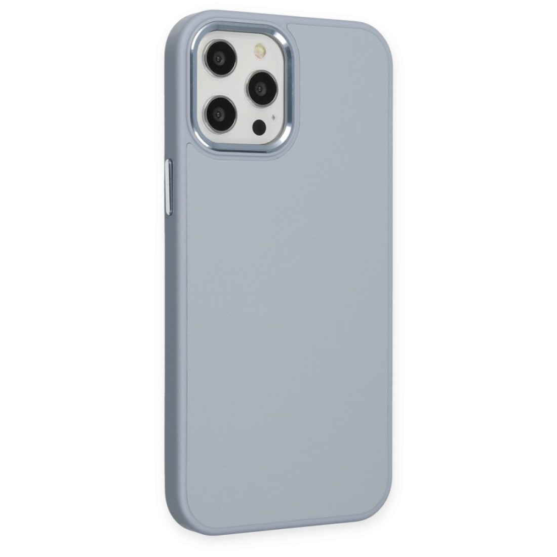  iPhone 12 Pro Kılıf Asya Deri Silikon - Sierra Blue