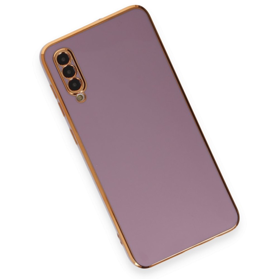  Samsung Galaxy A70 Kılıf Volet Silikon - Mor