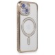 iPhone 15 Kılıf Joke Simli Magneticsafe Kılıf - Gold iPhone 15 Kılıf Joke Simli Magneticsafe Kılıf - Gold