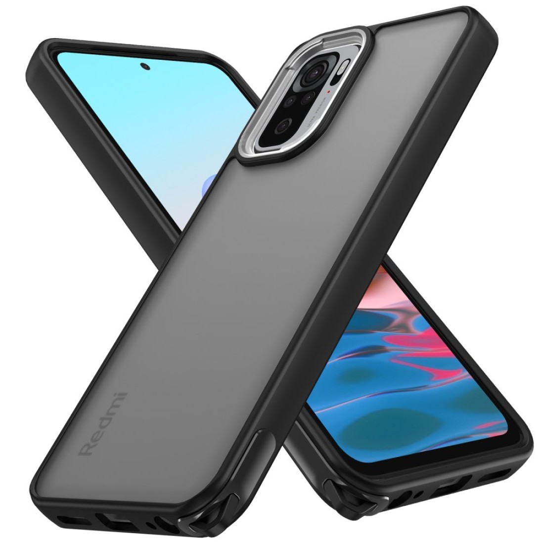  Xiaomi Redmi Note 10 Pro Kılıf Elegant Kapak - Siyah