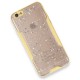  iPhone 6 Kılıf Platin Simli Silikon - Sarı