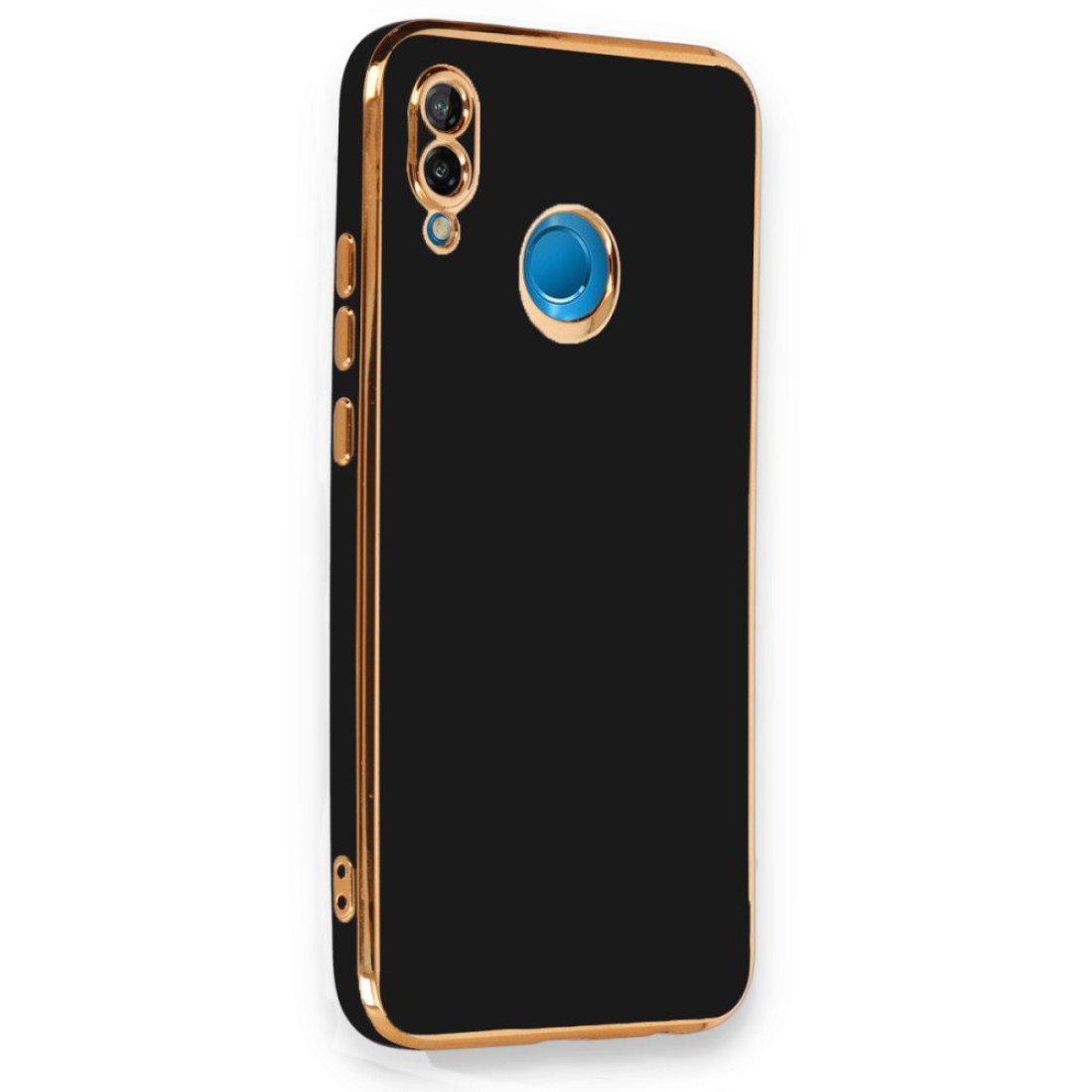  Huawei P20 Lite Kılıf Volet Silikon - Siyah