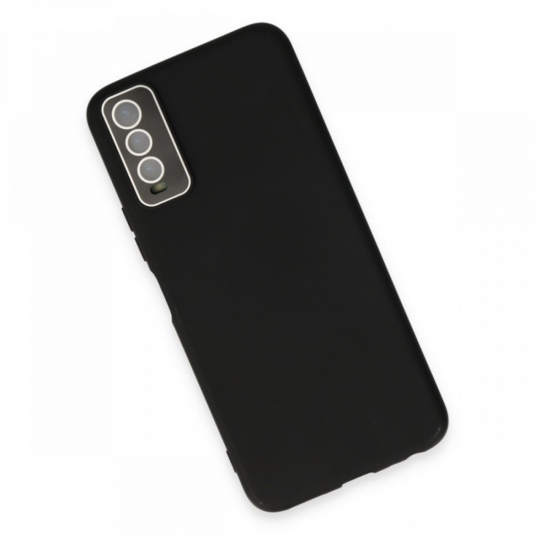  Vivo Y11S Kılıf Lansman Glass Kapak - Siyah