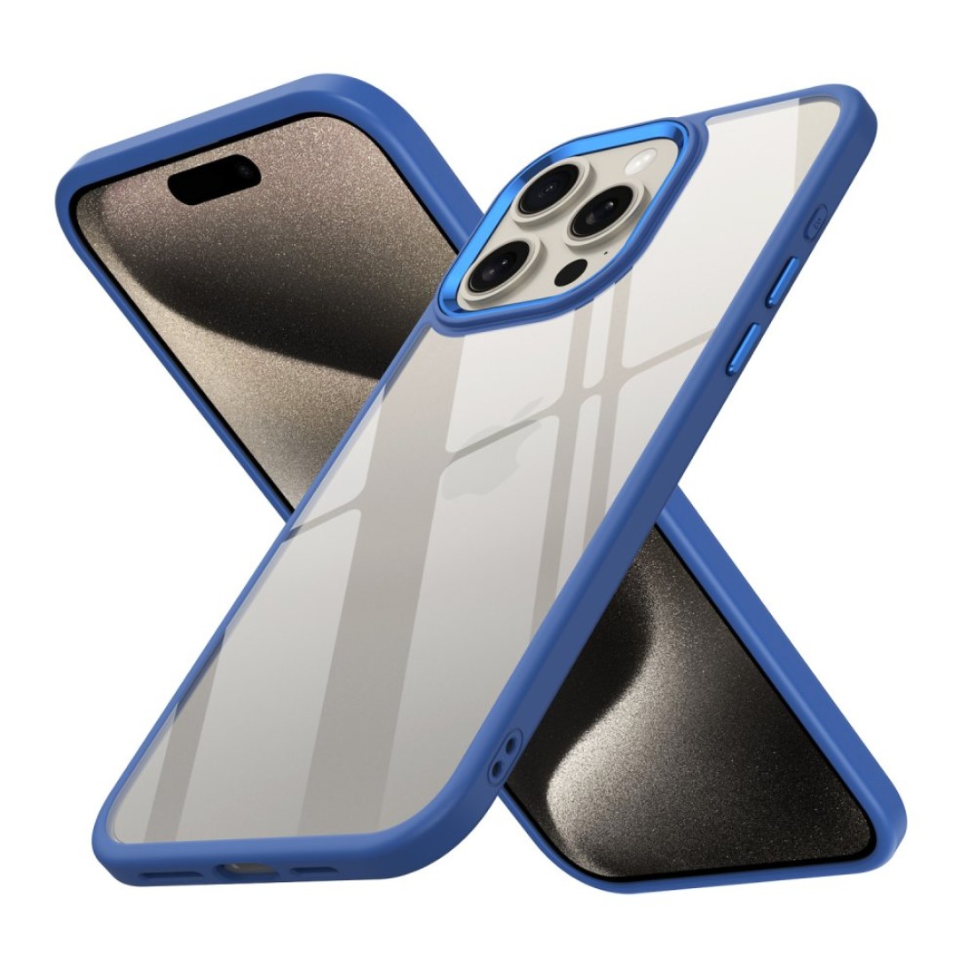  iPhone 15 Pro Max Kılıf Power Silikon - Lacivert
