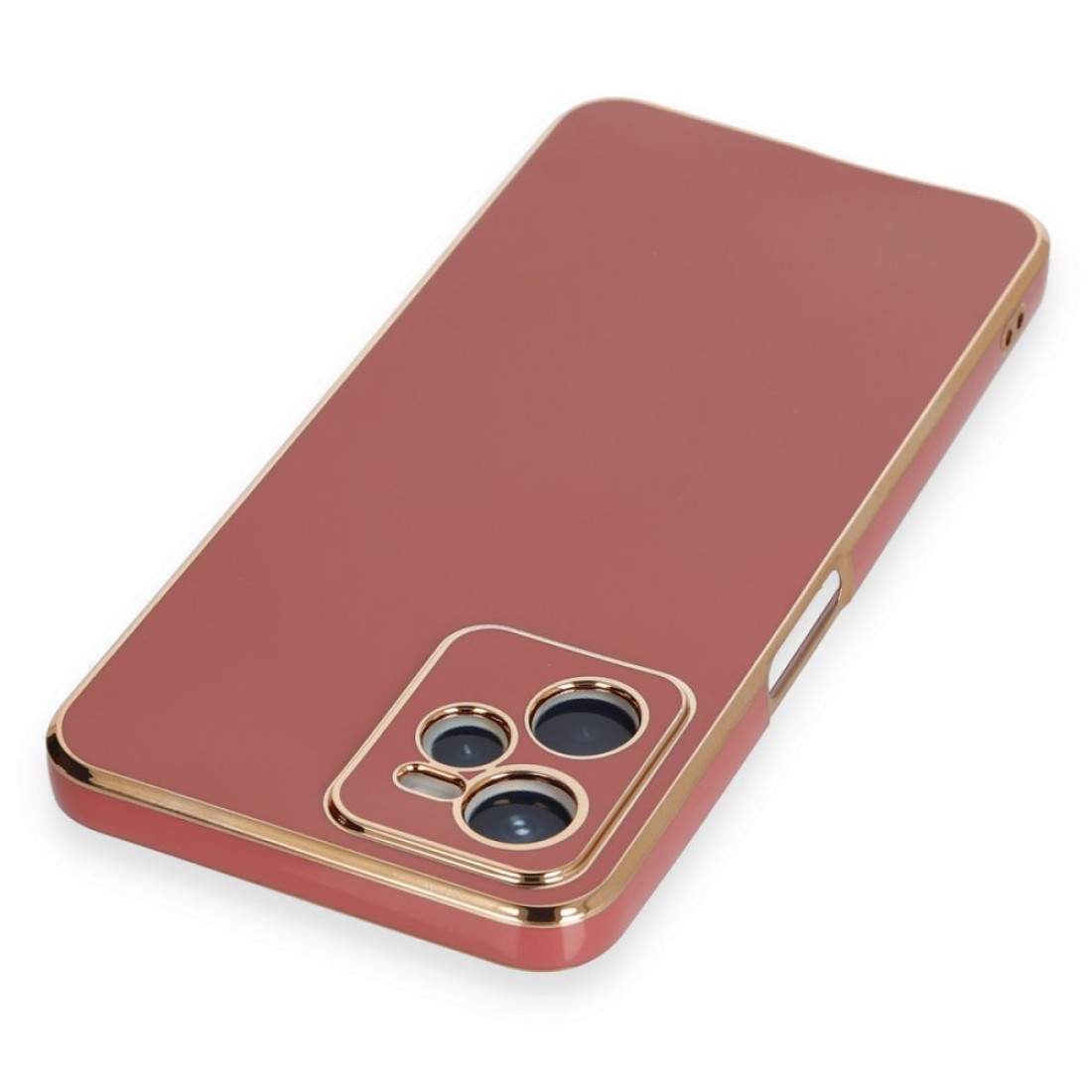  Realme C35 Kılıf Volet Silikon - Kırmızı