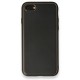 iPhone 7 Kılıf Coco Deri Silikon Kapak - Siyah iPhone 7 Kılıf Coco Deri Silikon Kapak - Siyah