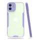  iPhone 12 Kılıf Platin Silikon - Lila