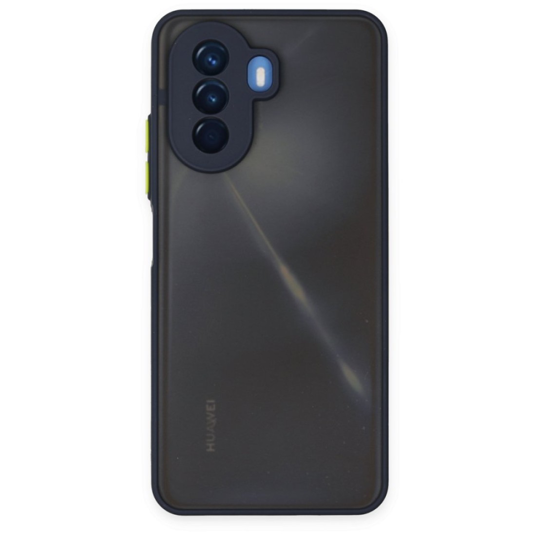  Huawei Nova Y70 Kılıf Montreal Silikon Kapak - Lacivert