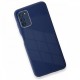  Samsung Galaxy A03S Kılıf Glass Kapak - Lacivert