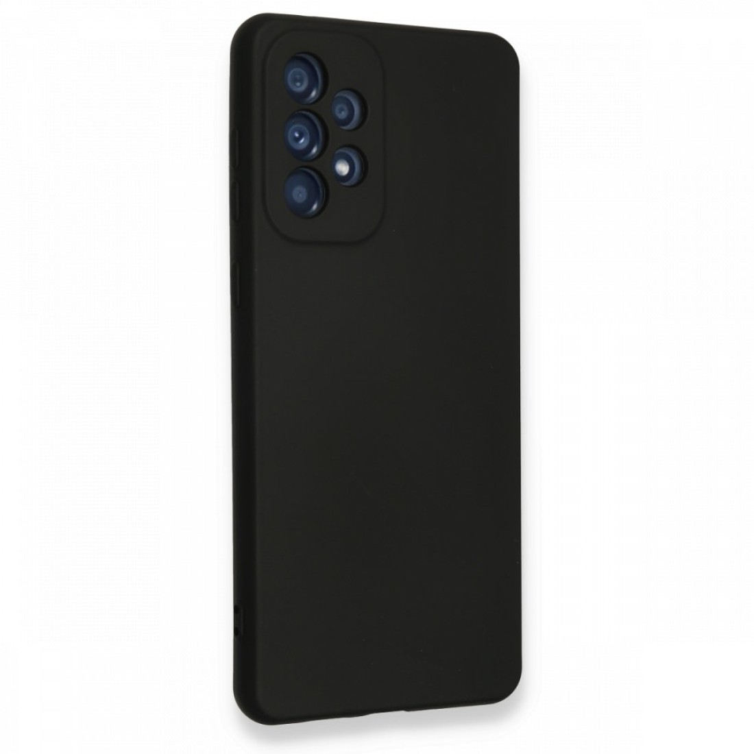 Samsung Galaxy A73 5G Kılıf Nano içi Kadife Silikon - Siyah Samsung Galaxy A73 5G Kılıf Nano içi Kadife Silikon - Siyah
