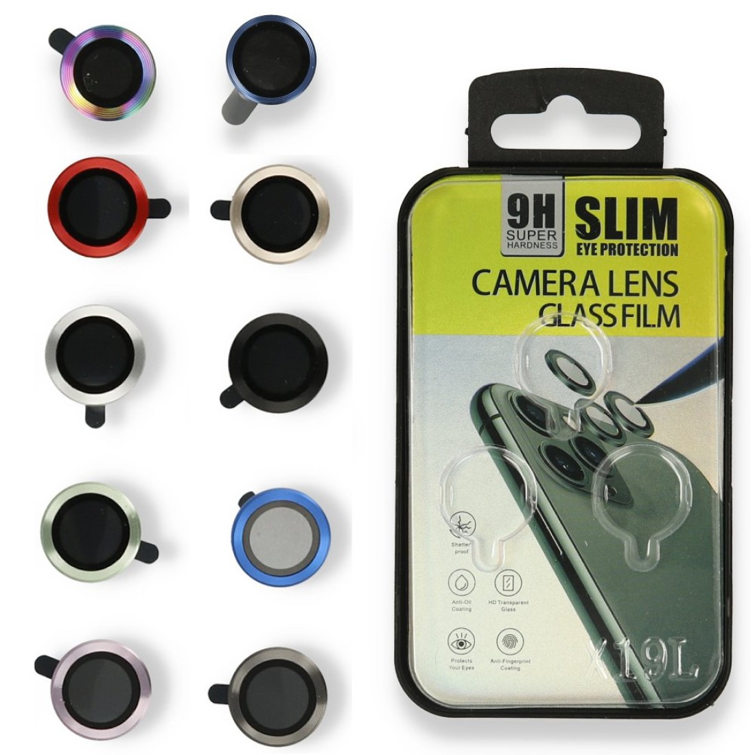  iPhone 13 Mini Metal Kamera Lens - Gri