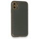  iPhone 12 Kılıf Coco Karbon Silikon - Füme