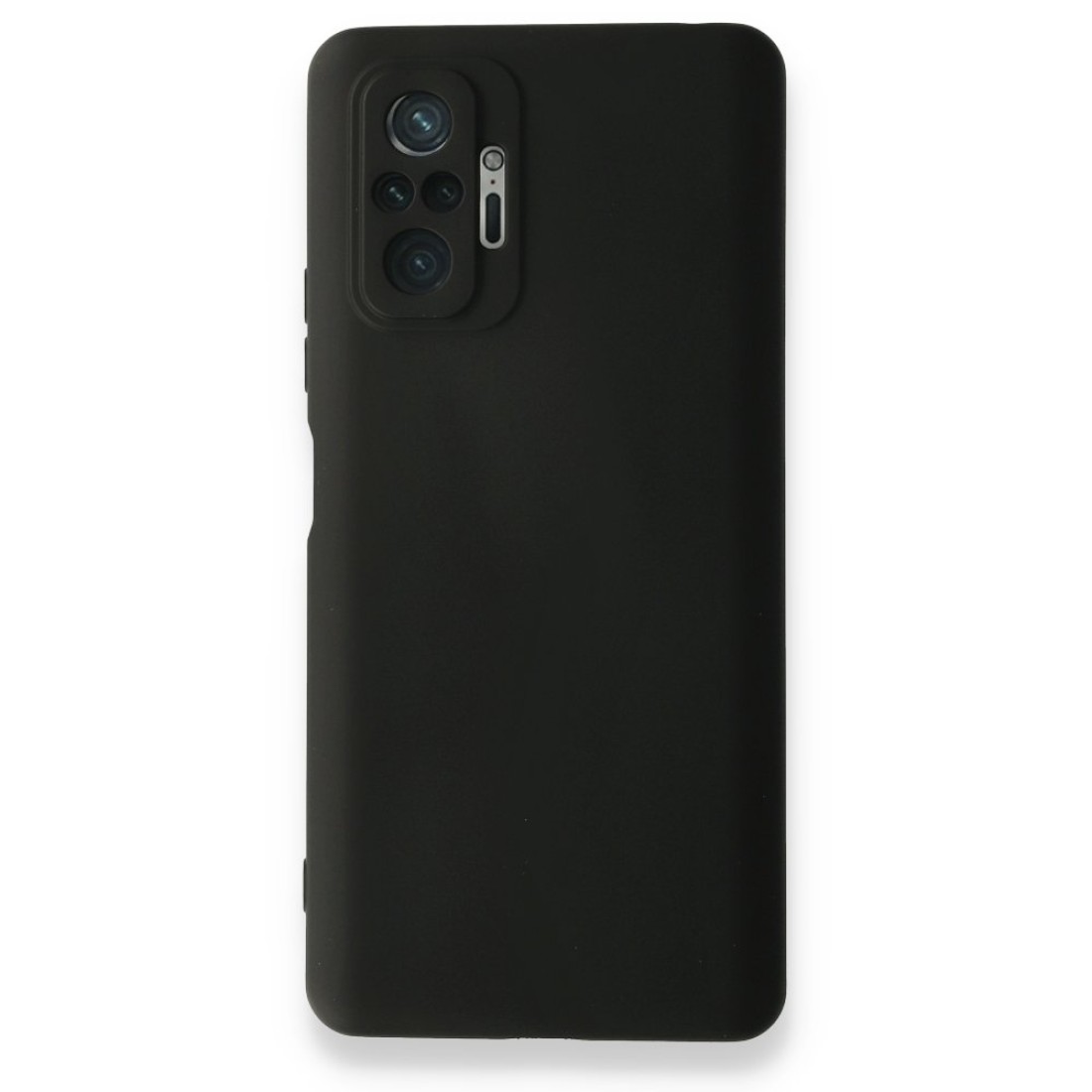  Xiaomi Redmi Note 10 Pro Kılıf Nano içi Kadife Silikon - Siyah
