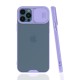  iPhone 12 Pro Kılıf Platin Kamera Koruma Silikon - Lila