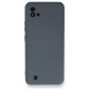  Realme C11 2021 Kılıf Nano içi Kadife Silikon - Gri