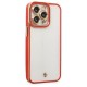 iPhone 13 Pro Max Kılıf Liva Lens Silikon - Kırmızı iPhone 13 Pro Max Kılıf Liva Lens Silikon - Kırmızı