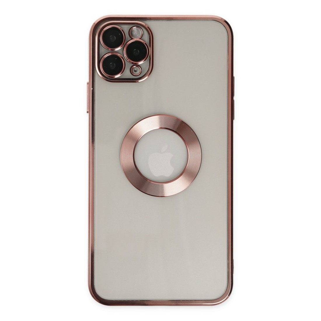  iPhone 11 Pro Kılıf Slot Silikon - Rose Gold